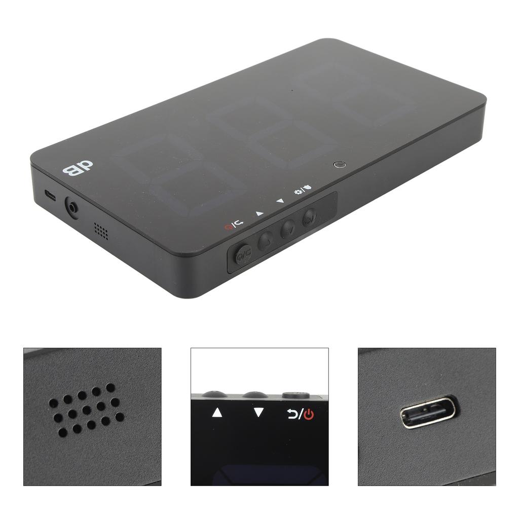 USB Powered 9.6  LCD Digital Sound Level Meter Wall Hanging 30‑130dB Noise Tester