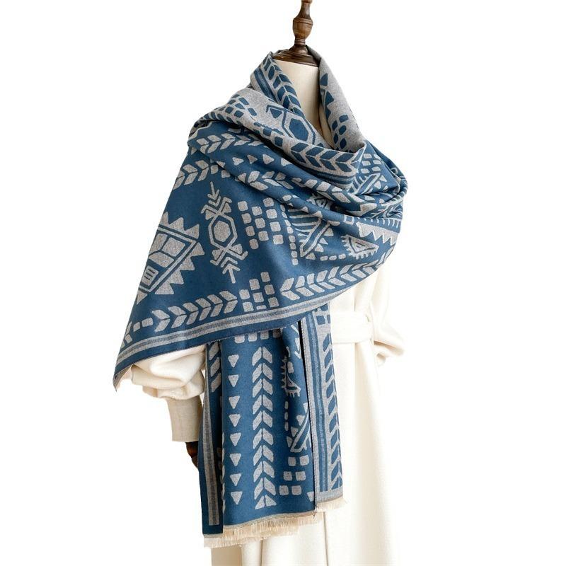 Autumn and Winter Scarves, High-end Shawls, New Age-reducing Scarves, Students Travel with Warm Women