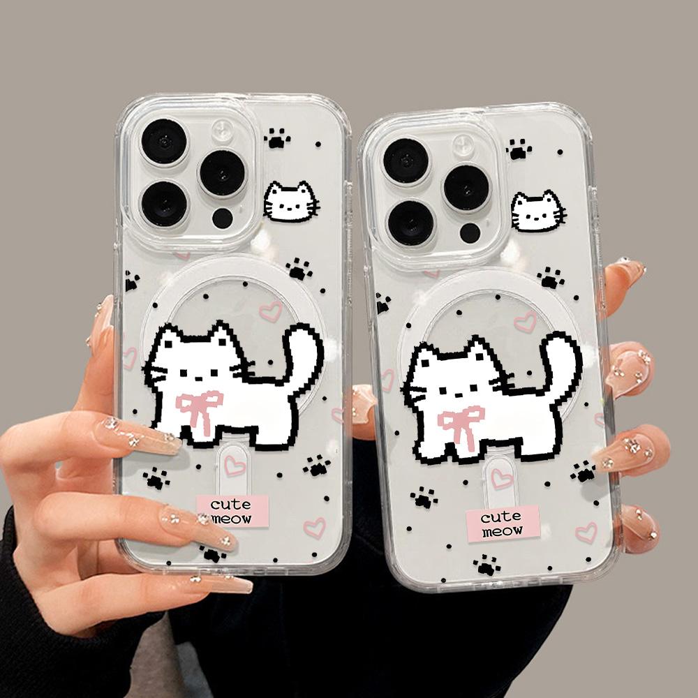 Husă Magnetică pentru Telefon pentru iPhone 12 14 16 17 Pro 17 16 15 14 13 12 Pro Max 12 13 14 15 16 Husă de Înaltă Calitate Rezistentă la Șocuri Protecție Completă Stil Drăguț