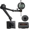 Neoteck Digital Dial Gauge with Magnetic Measuring Flexible Magnetic Base for Base, 0.01mm Accuracy, 0-25.4mm Range, Leverage, Auto-Off