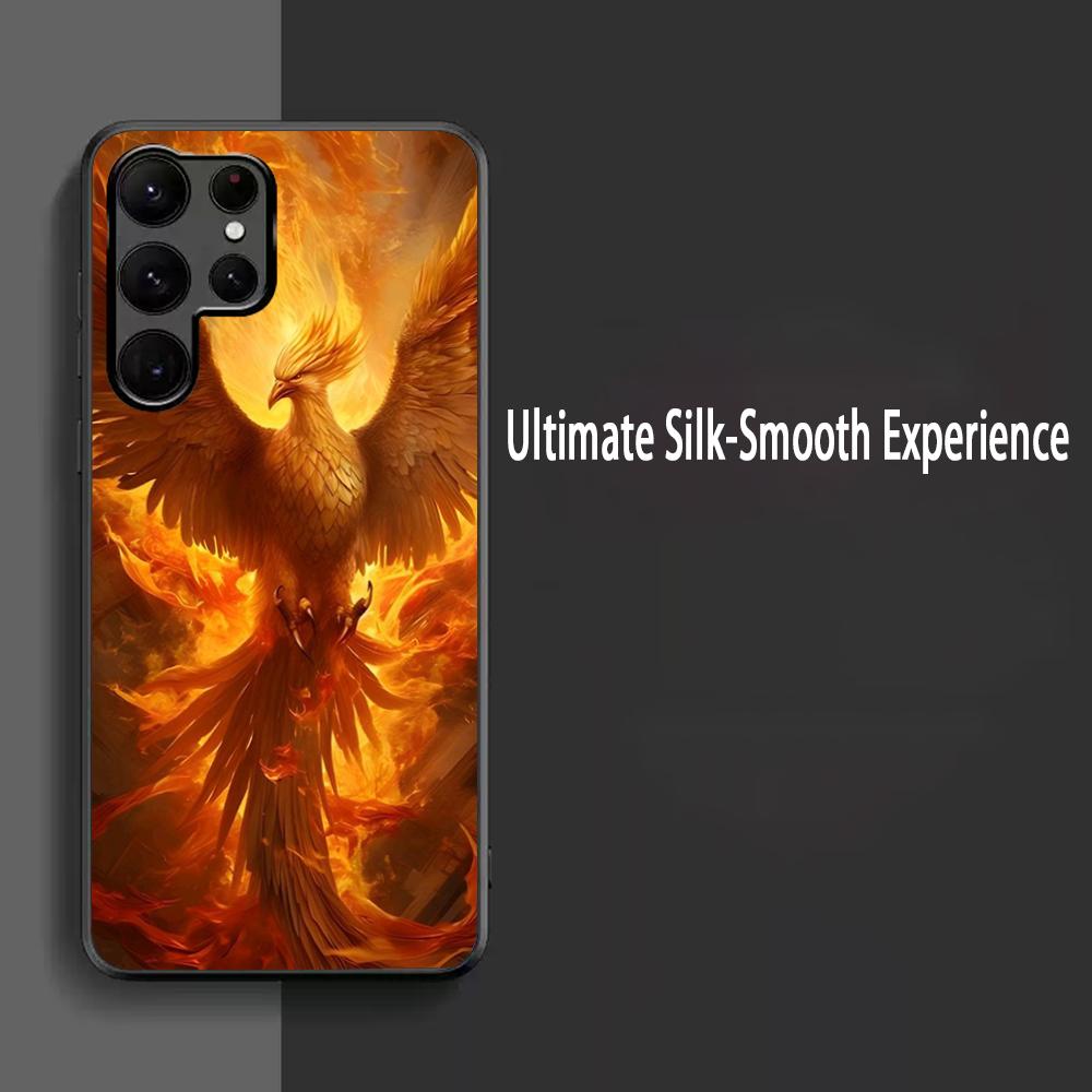 Phoenix classic cool design Phone Case For Samsung Galaxy S25 S24 S23 S22 S21 S20 Plus Ultra Note20 Limited Soft Black