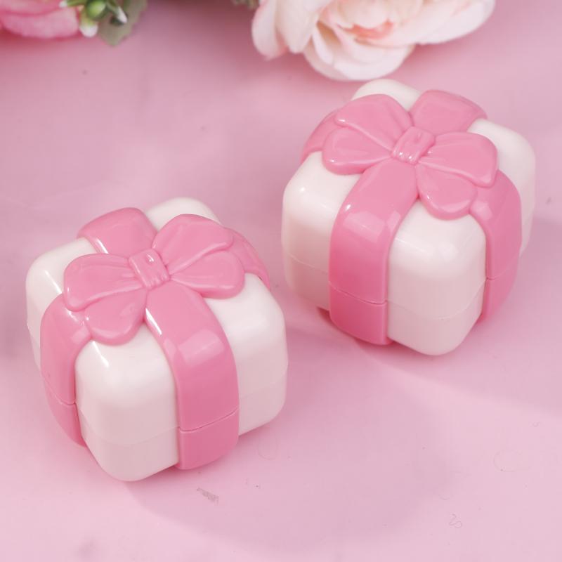 5g Cosmetic Cream Ceramic Jar; Bow Sample Eyeshadow Pots; Lip Balm Bottles