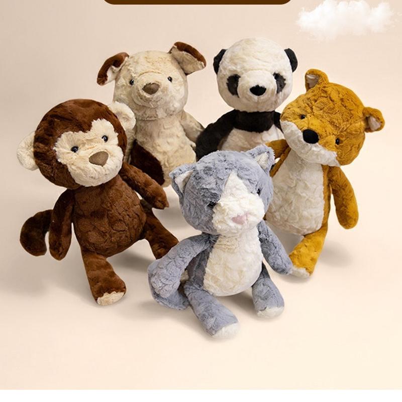 Soft Wavy Animal Plush Doll