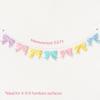 Soft Velvets Flower Bows Wreath Coquettes Birthday Decorations for Easters and Spring Party Decorations