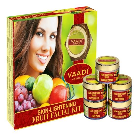 Vaadi Herbals Skin Lightening Fruit Facial Kit, 270g