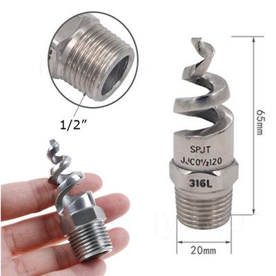 Bahçe ve Çim Sulama için 1/2 "Tam Koni Spiral Jet Nozul Paslanmaz Sulama Sisleme Yağmurlama Sistemi