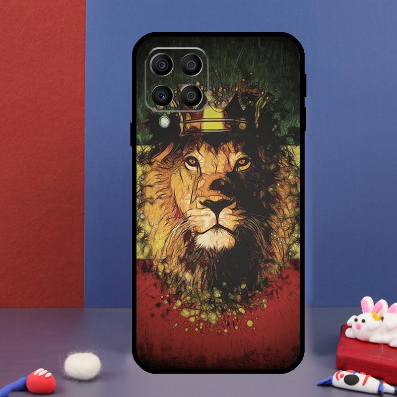 

Rasta Lion Reggae Bob Marleys For Samsung Galaxy M31 M51 M33 M13 M23 M53 M15 M55 M14 M34 M54 M20 M30s M32 M52 Phone Case Samsung M13 4G