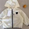 Kids Spring Summer Heart Hooded Sun Protection Jacket Thin Breathable Coat For Boys And Girls