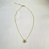 Minimalist Gold & Silver Geometric Necklace - High-End Retro Choker for Women