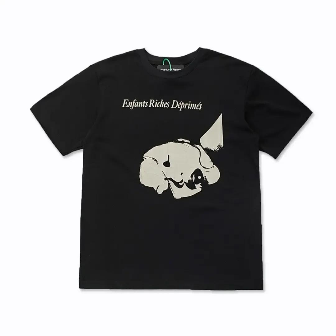 

ERD Меланхолия Модный Бренд Второе поколение Портрет Хай-стрит Принт Свободная Парная Футболка Ретро Круглый Вырез Короткий рукав#Цвет XXXXXL чёрный