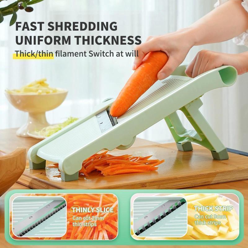 Kitchen Multi-function Vegetable Slicer Household Fruit Vegetable Slicer Manual Adjustable Knob Lemon Potato Grater Wholesale