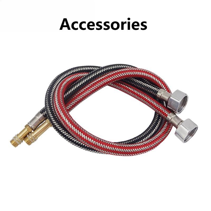 Basin Faucet Copper Faucet Single Hole Faucet with Water Pipe and Accessories Kitchen Faucet Bathroom Faucets Home Accessories