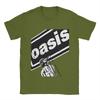 Men T-Shirt Oasi/s  Hipster Cotton Tee Shirt Short Sleeve Rock Band   T Shirts O Neck Tops Plus Size