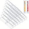 40 Stück Stift-Geschenkboxen Acryl-Etuis für Stifte Kunststoff-Aufbewahrung Bleistiftboxen und Transparente Behälter Schüler- und Bürobedarf