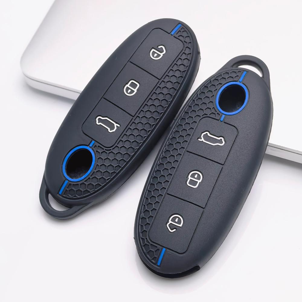 Silicone Car Key Cover for Dongfeng Fengguang S560 500 370 Aeolus A60 E70 Yixuan Forthing S500 F600 Rich Navara Yulon Luxgen S5