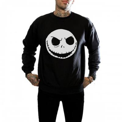 Moletom masculino de algodão Jack Skellington
