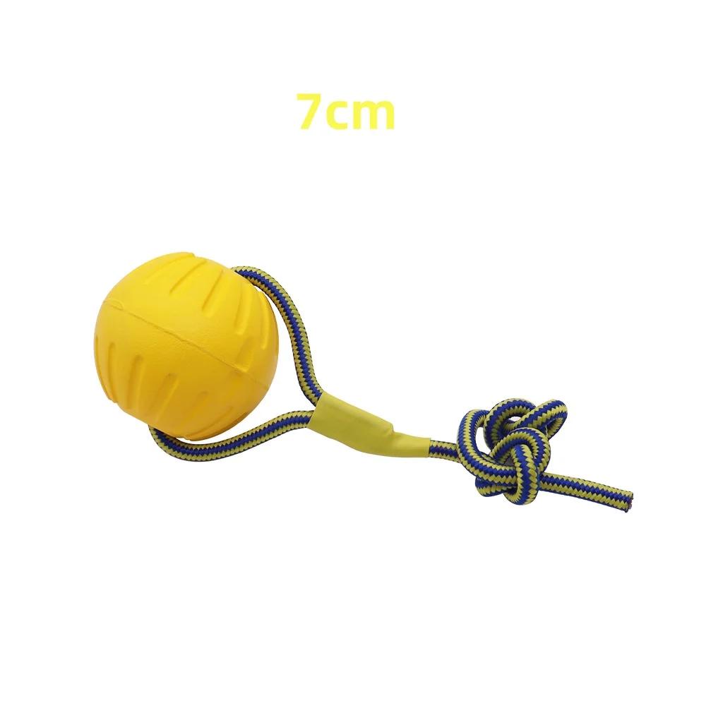 

EVA Foam Floating Dog Toy Bite Resistant Rope Ball for Outdoor Training Chew Fetch Play Interactive Pet Toy for Puppy Large Dogs