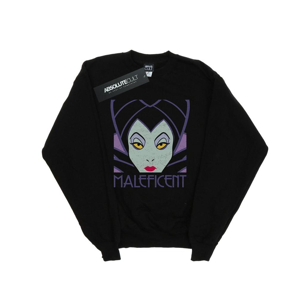 Disney Boys Maleficent Cropped Head Sweatshirt