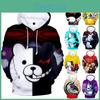 Danganronpa Monokuma Hoodie Extravagantly Soft Unisex Pullover For Anime Fans