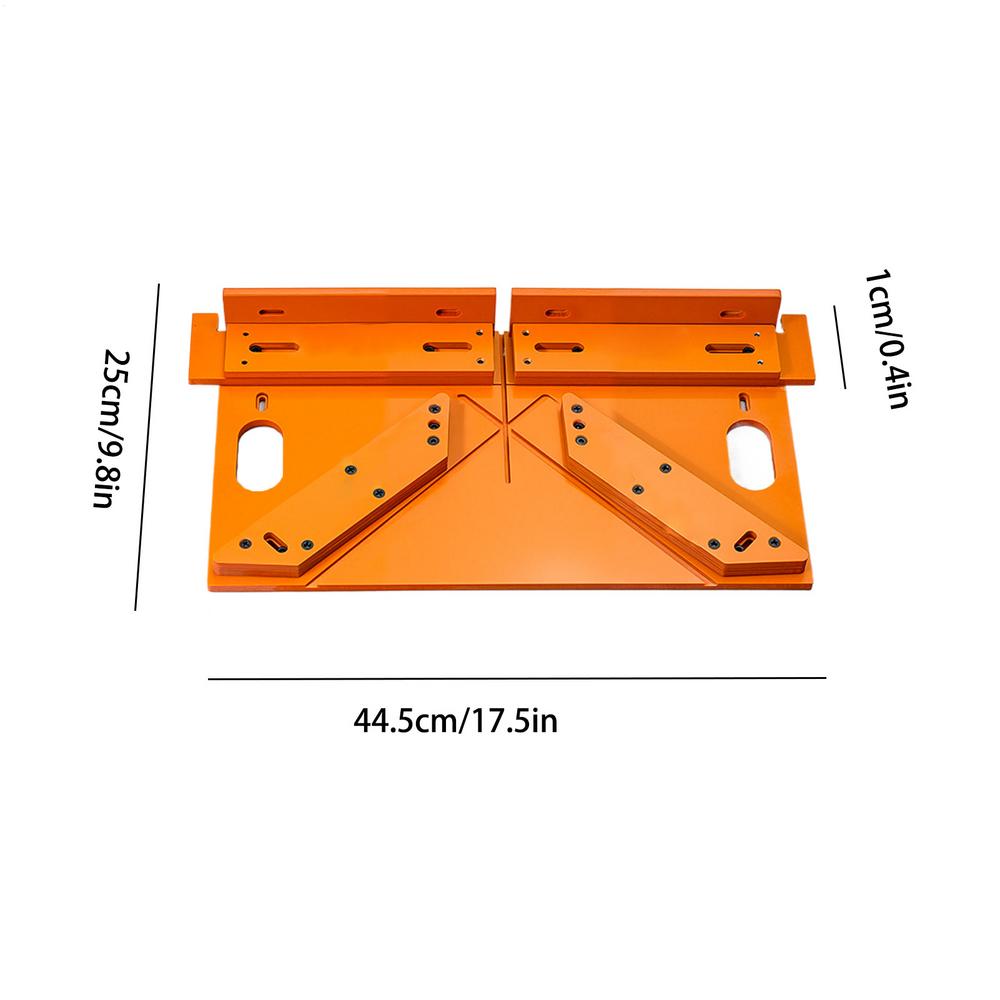 

Направляющая для резки наличников дверной коробки 45 90 градусов Направляющий инструмент для резки Деревообрабатывающие проекты Точные углы резки Сборка 6mm оранжевый
