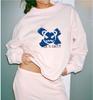 Chic European and American Print High Neck Women's Long Sleeve Hoodie