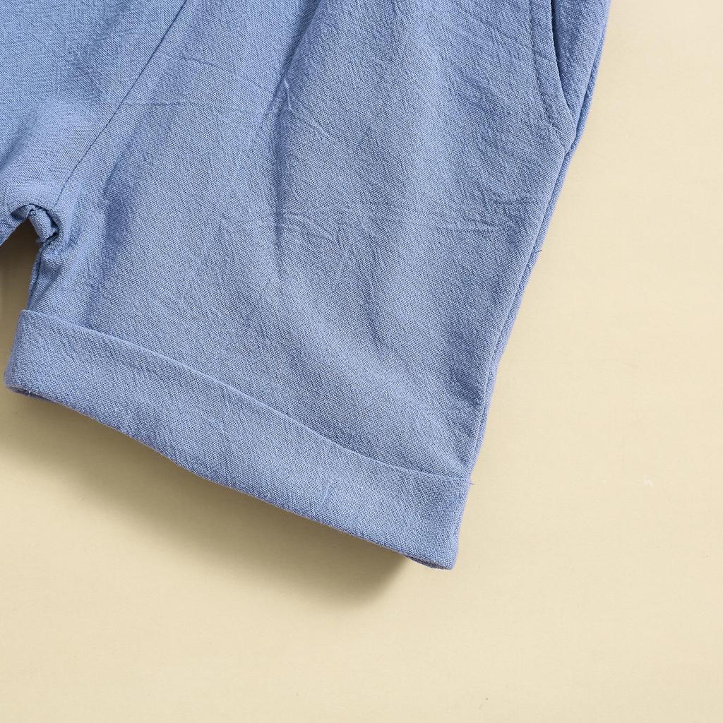 Kinder Y2K Mode Set: Kurzärmeliges Rundhals-Top & Roll-Up-Shorts für Jungen und Mädchen