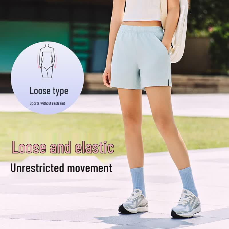 Anta Women's Quick-Drying Woven Sports Shorts