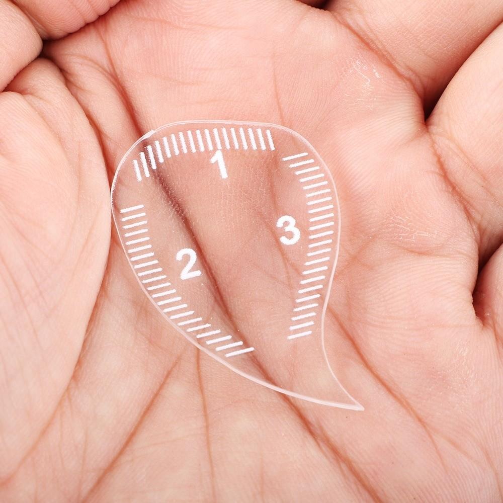 Fast Drawing Brow Mapping Ruler Reusable Shaping Drawing Eyebrow Desgin Ruler Microblading Mapping Tool