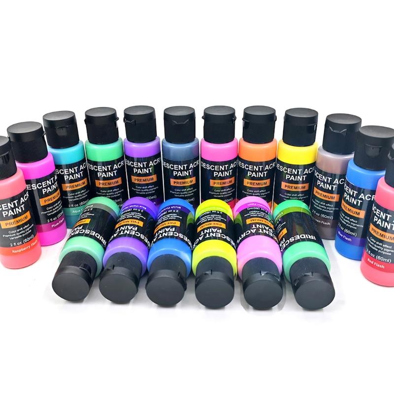 18 Piece Premium Acrylic Paint Collection Quick Drying And Waterproof For Multiple Applications