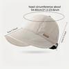 Cappello da Sole da Donna a Tesa Larga Pieghevole Berretto da Baseball per Coda di Cavallo Cappello a Secchiello da Pescatore da Spiaggia per Esterno