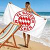 Bayern München3 Print Beach Towel, Large Soft Quick Dry Towel for Beach Camping Swimming