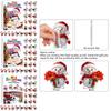 Christmas Countdown Calendar With Snowman Acrylic Ornaments For Holiday Gift Exchange