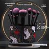 12-Piece Soft Bristle Makeup Brush Set: Includes Powder, Eyeshadow, and Lip Brushes
