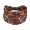 Boho Headband Mandala Flower Hair Band Stretch Sweat-wicking Bandeau for Women with Wide Brim