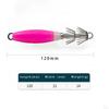 3 Pieces Luminous Squid Jig Hooks Freshwater Saltwater Fluorescent Lures 12cm Glow in The Dark