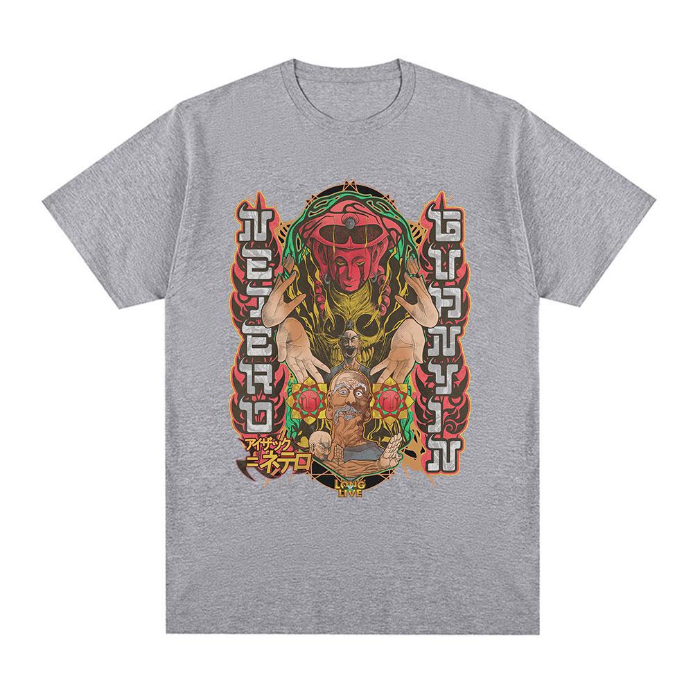 Anime Hunter X Hunter T Shirt Aizakku Netero Manga Graphic Short Sleeve Tshirt Men Women Cotton Casual Tshirts Tops Streetwear