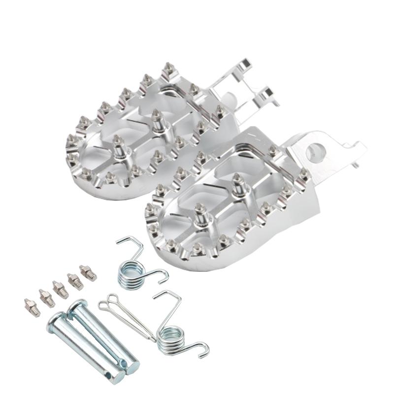 Motorcycle Footpegs Footrest Rests Pedals For HONDA CRF150R CRF450 CR125 CR250 2020-2024 MSX 125 GROM125 2013-2024