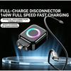 Smart Auto Stop Charging Adapter with Protective Memory Silicone Padding 140w Fast Charging Station Battery Protection Adapter