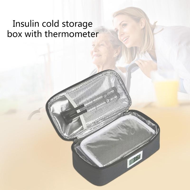 Reusable Diabetic Insulin Cooling Bag Thermals Insulated Medicals Coolers Suitable for Commuters and Traveler