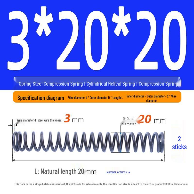 Compression Spring Y-Type Shock Absorbing Coil 3*16/17/18/19/20