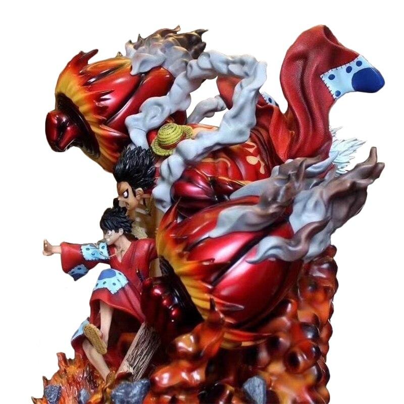 One Piece Anime Model Gk Gear Fourth Snakeman Monkey D Luffy Action Figure 52cm Oversized Pvc Statue Collection Toy Figma