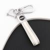 Fashion Colorful Alloy Keychain Rotatable TPU Car Keychain Simple Smooth Car Keyring For Men Women