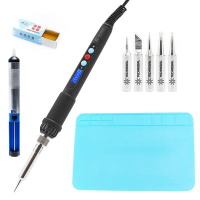 Precise 60W Soldering Iron Techrebal ”Black Samurai” Tbs60W With Display + Kit25