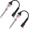 Inline Spark Plug Tester Engine Ignition Tester Straight Boot Ignition Tester Light Lawnmower Engine Checker Armature Diagnostic Detector For
