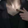 Luxury-lite Necklace, Versatile Collar Chain, Women's Butterfly-style Simple and Elegant Sweater Chain