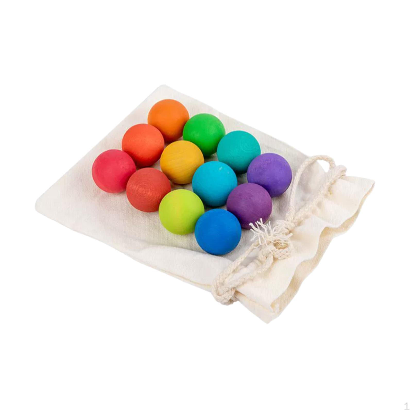 

Деревянные игрушки-шарики, Игрушки для счета, Изучение цвета, Красочная развивающая замена для девочек и мальчиков 1