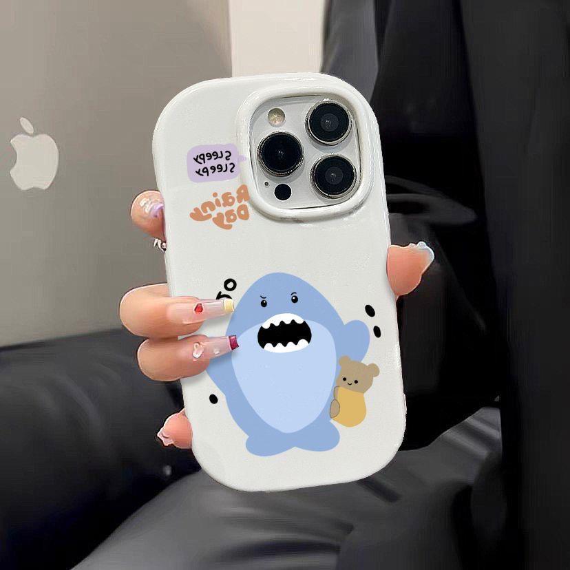 Shark Case: Compatible with Apple 15/14/13/12/11/PRO/PROMAX/XSMAX/XR/XS/X