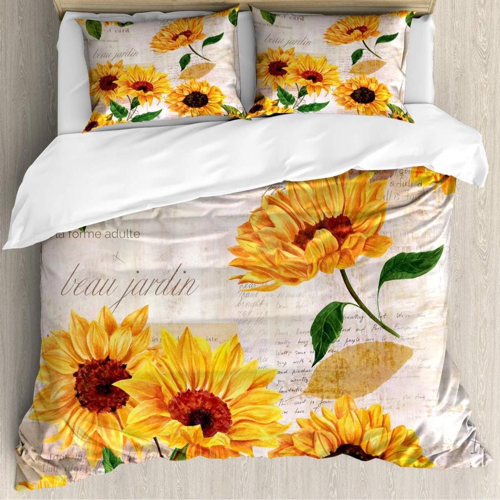 Female Pop Art Three-Piece Quilt Cover Digital Printing Bedding Set Bed Cover