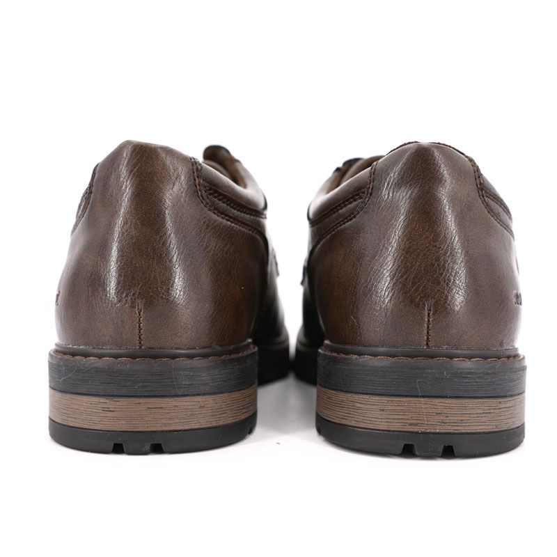 Derbies à lacets effet cuir grainé Homme ROMIKA