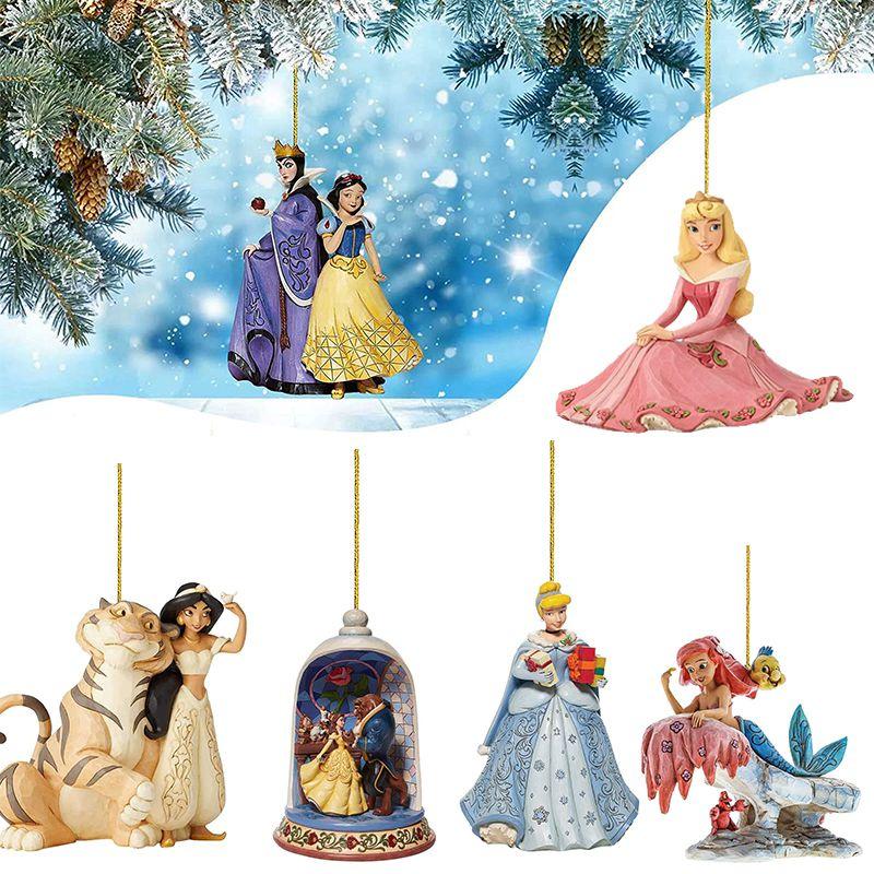 Enchanting Cinderella Snow White Ariel Belle Hanging Acrylic Toy For Party